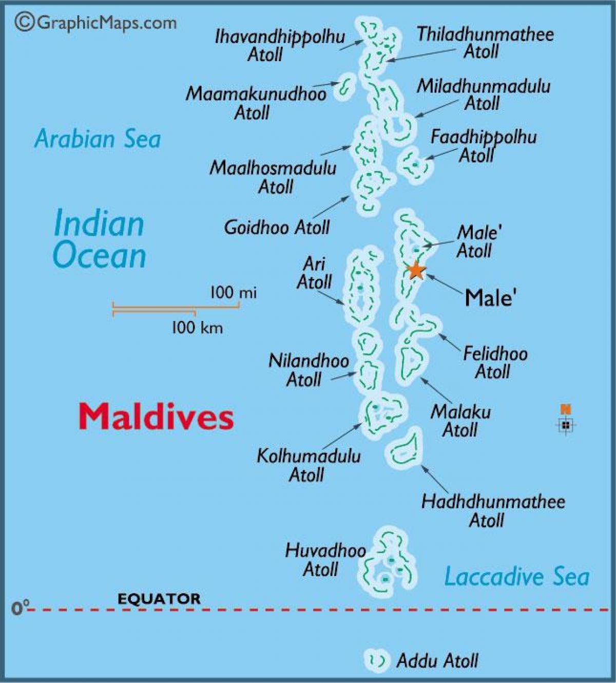 baa atoll maldives mapě