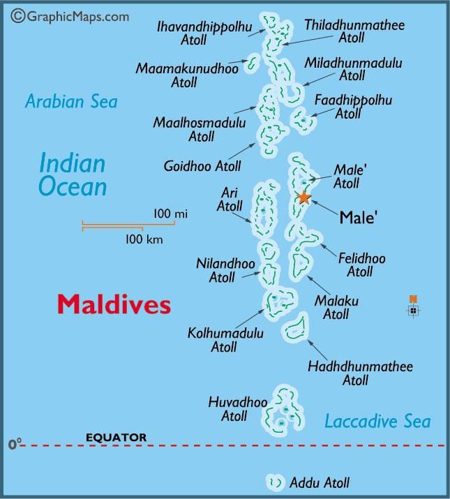baa atoll maldives mapě