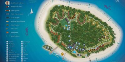 Kurumba maldives resort mapě