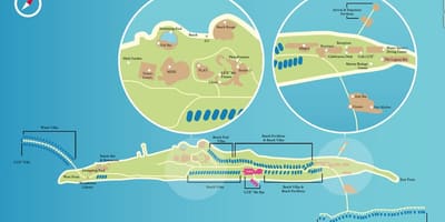Lux maldives resort mapě