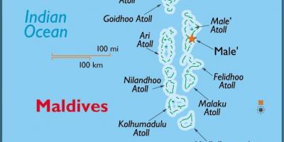 Baa atoll maldives mapě